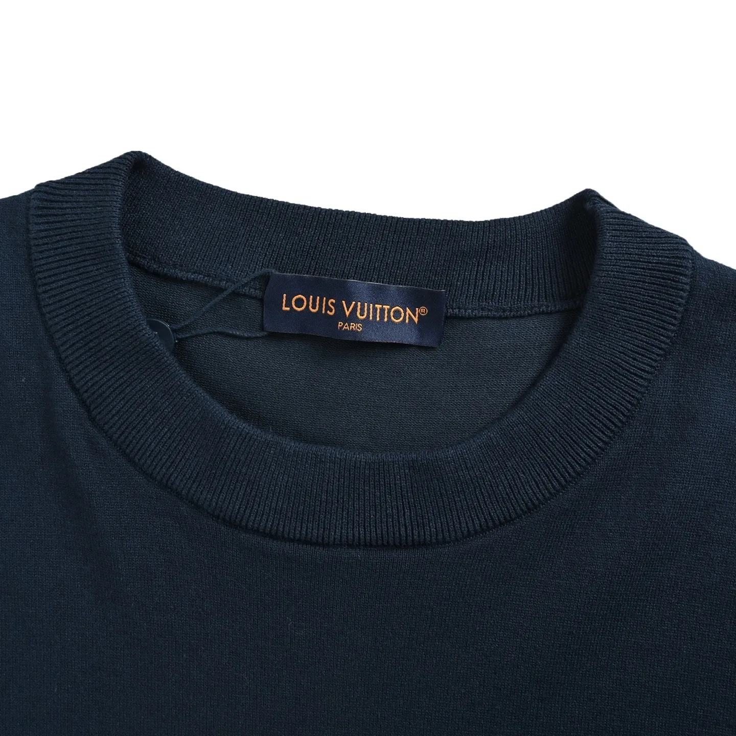 Louis Vuitton/Louis Vuitton knitted jacquard splicing nylon inlay short sleeves